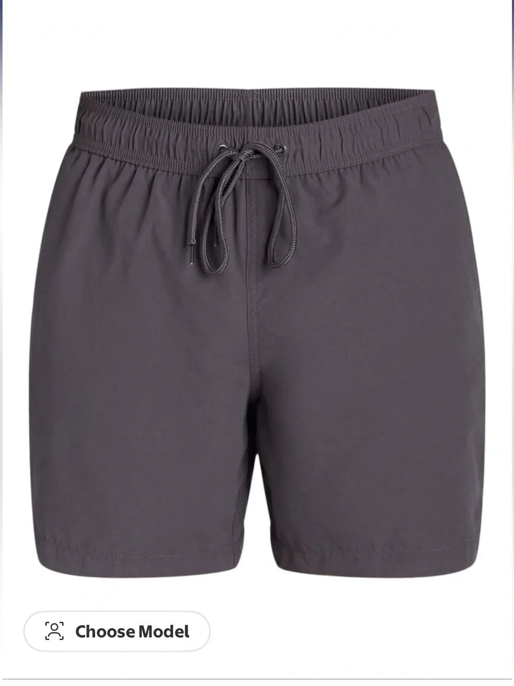 Men's Quick-Dry 6 “ Swim Shorts in Charcoal Gray